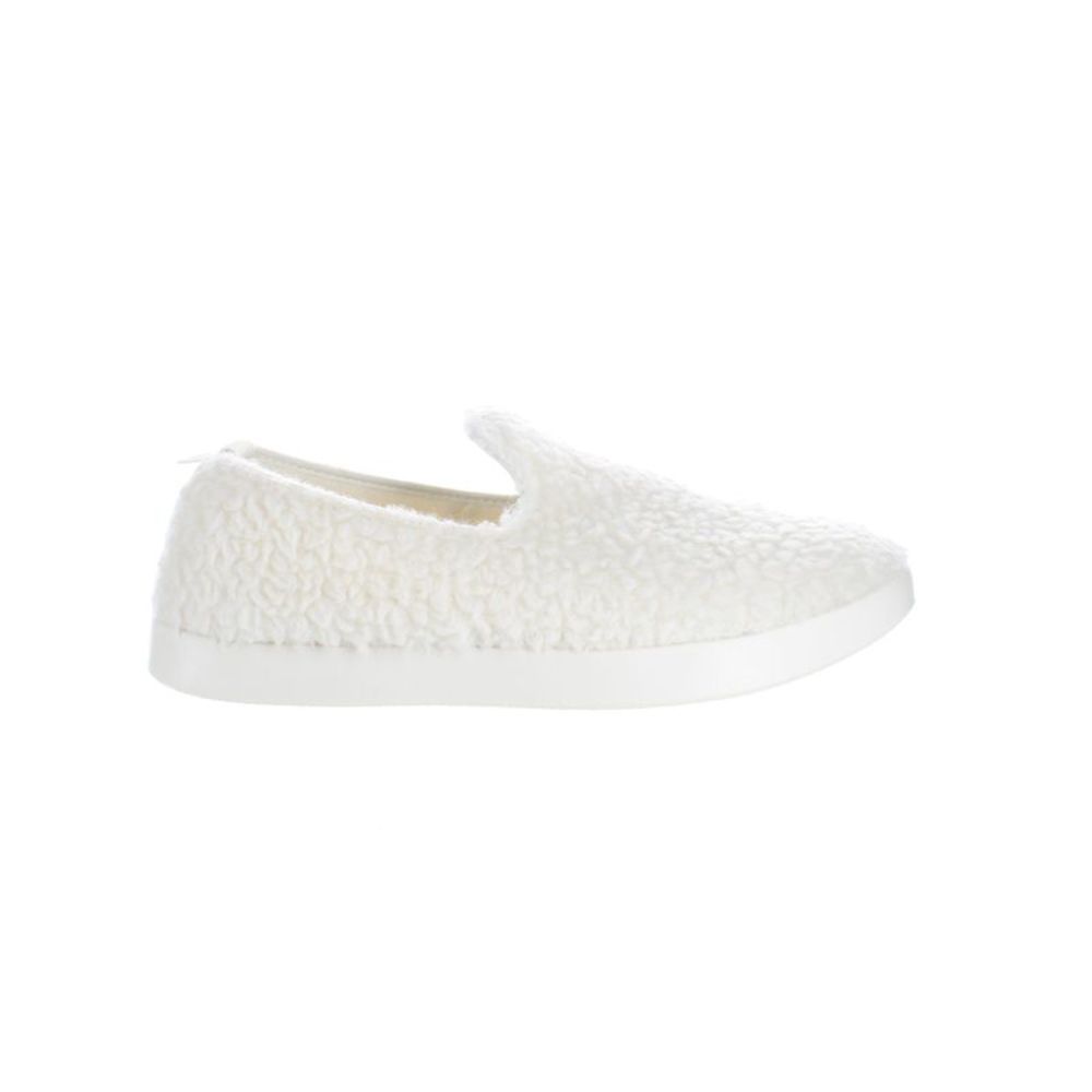 Allbirds Womens Wool Lounger Fluff White Casual Flats Size 8 Medium (B, M)